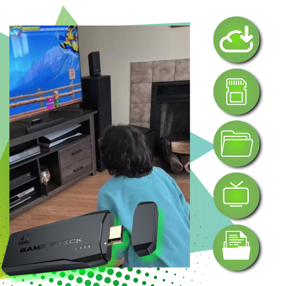 Konsol med over 20.000 retrospil
- Ozerty