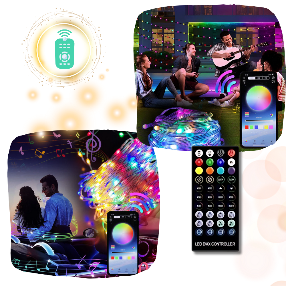 210 Music Sync USB LED-lys - Ozerty