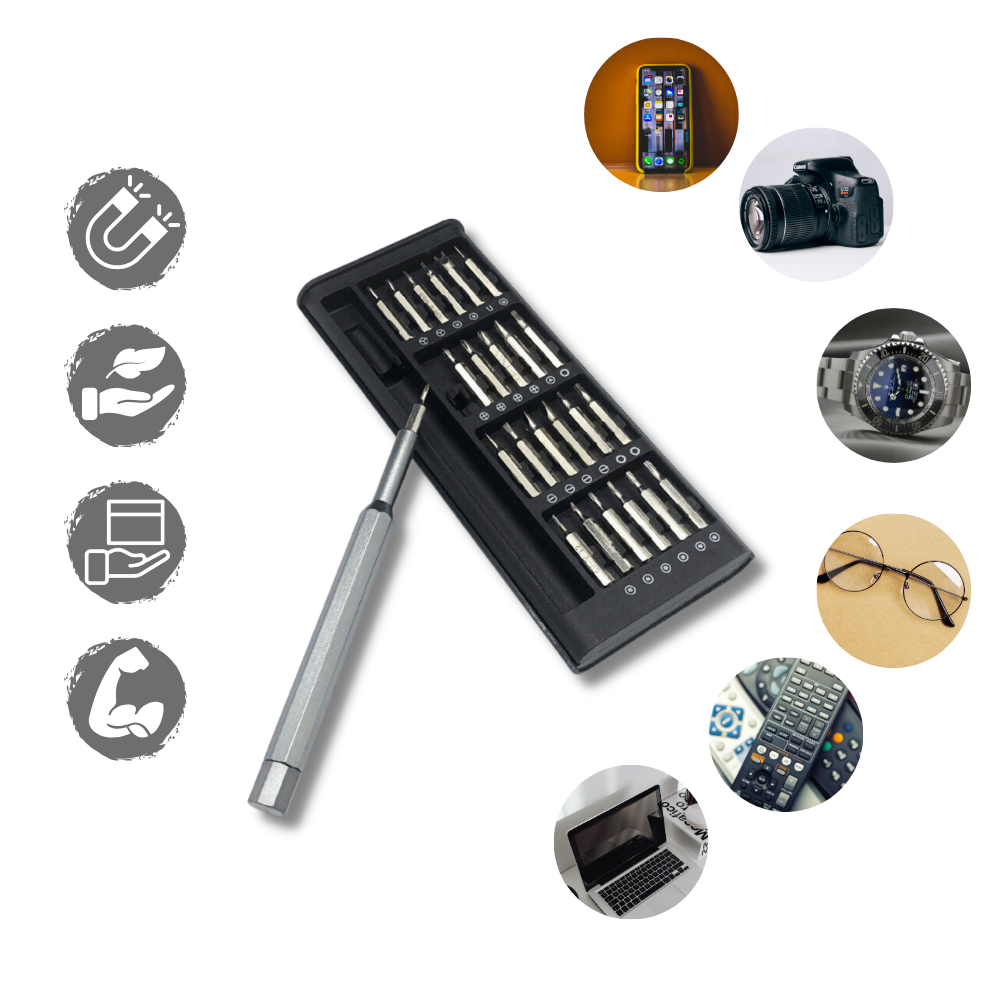 24-i-1 Skruetrækkersæt til præcision
- Ozerty