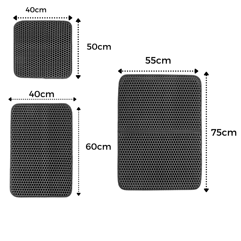 Vandtæt måtte til kæledyrsaffald