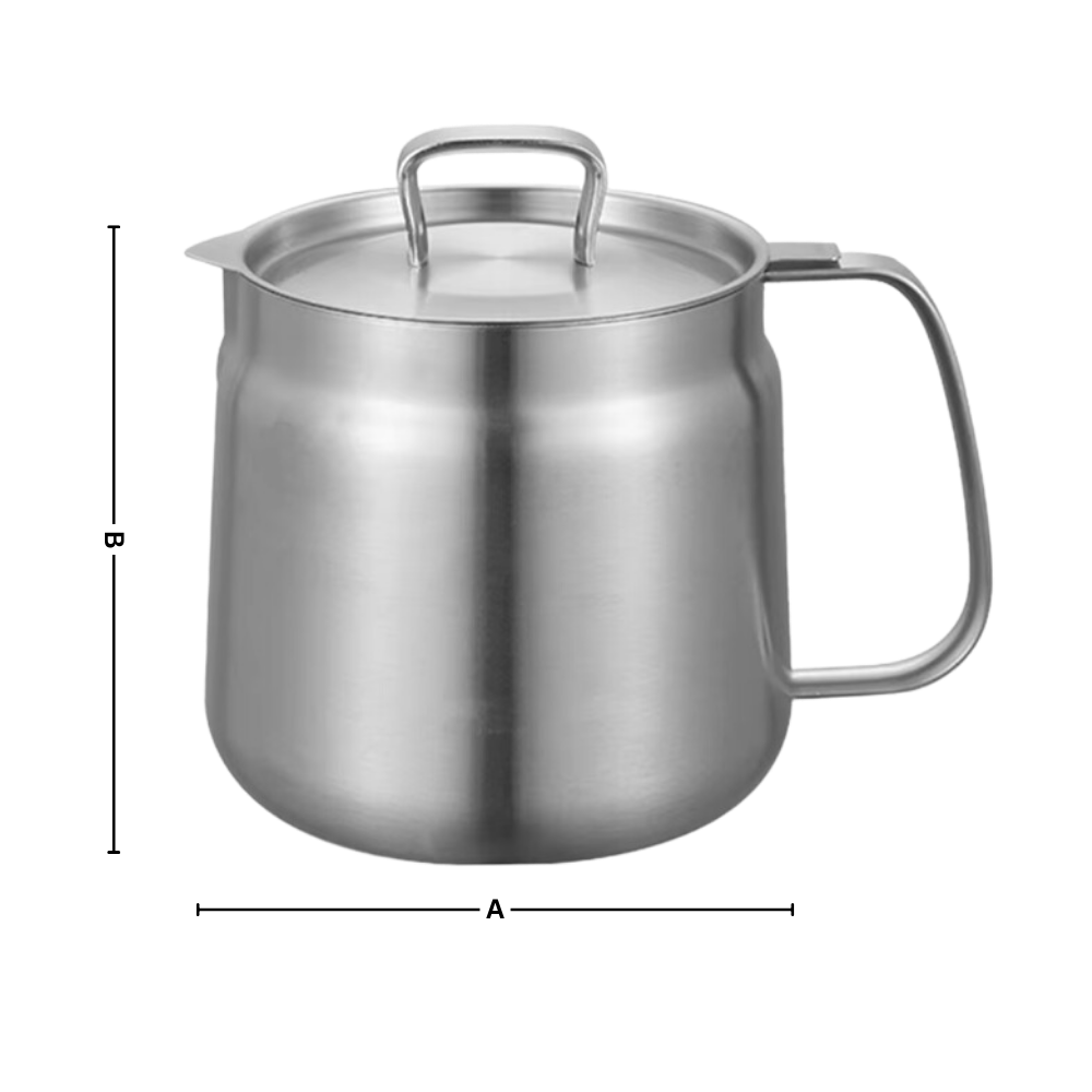 2-i-1 frituregryde i rustfrit stål - Ozerty