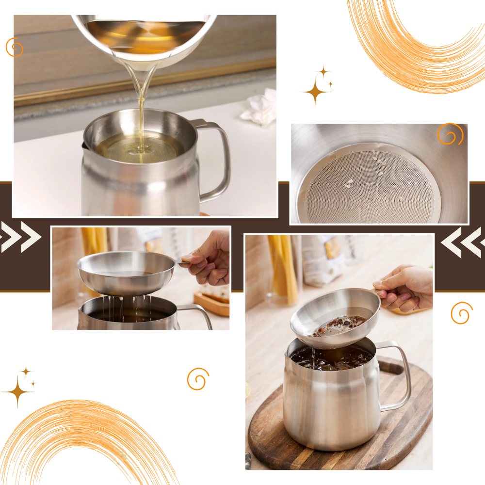 2-i-1 frituregryde i rustfrit stål - Ozerty