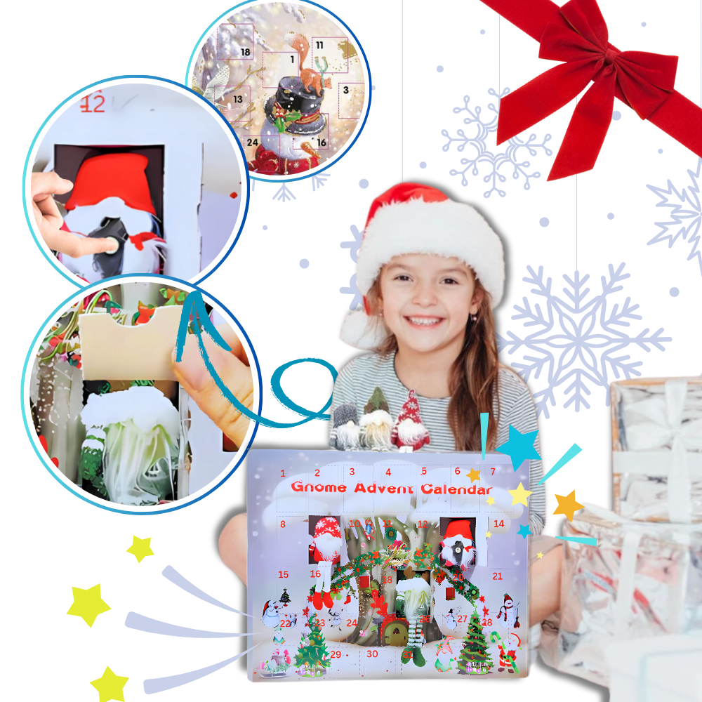 Adventskalender med nisser og 31-dages nedtælling - Ozerty