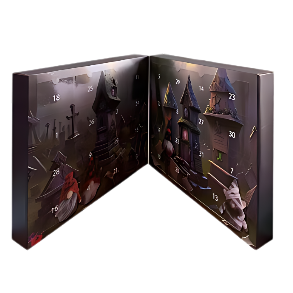 Adventskalender med 31-dages nedtælling til Halloween
- Ozerty