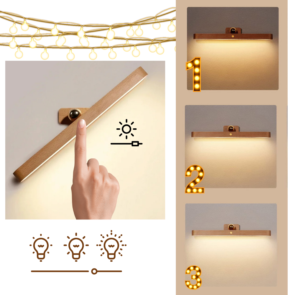 Spejllampe Med 3-trins Dæmpning - Ozerty