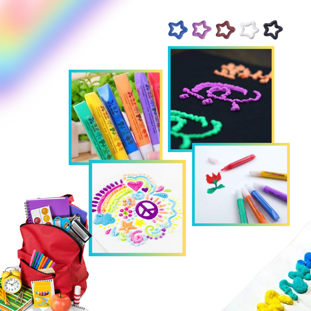 3D Puffy Bobbel Popcorn Tus - Ozerty