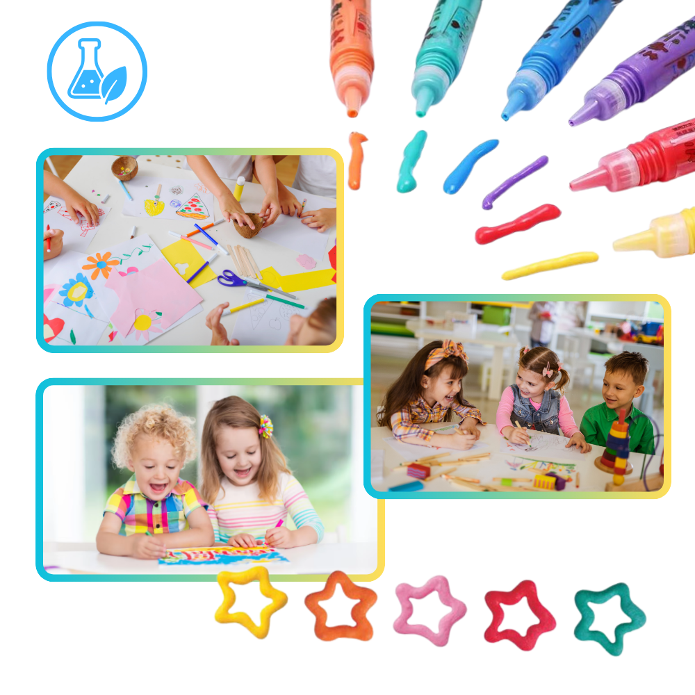 3D Puffy Bobbel Popcorn Tus - Ozerty