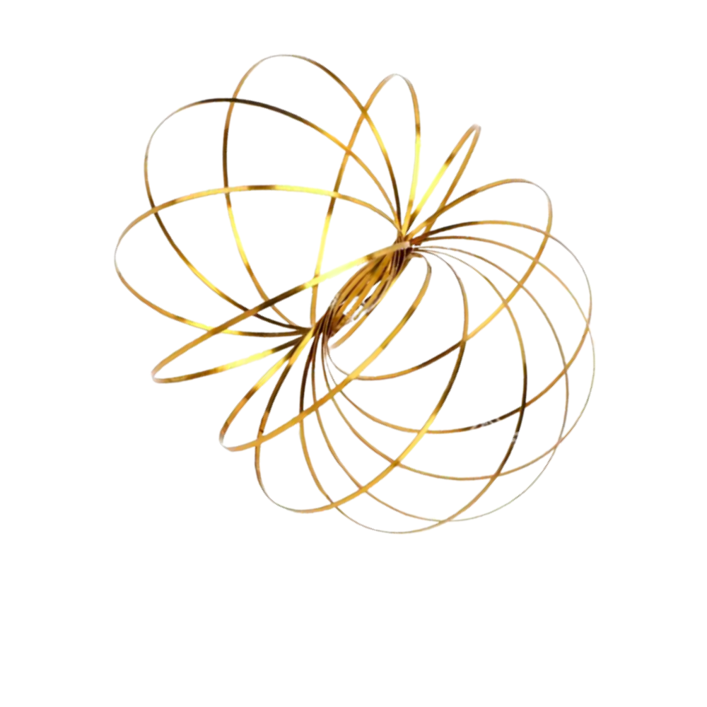 3D Rustfri Arm-Slinky -Guld - Ozerty