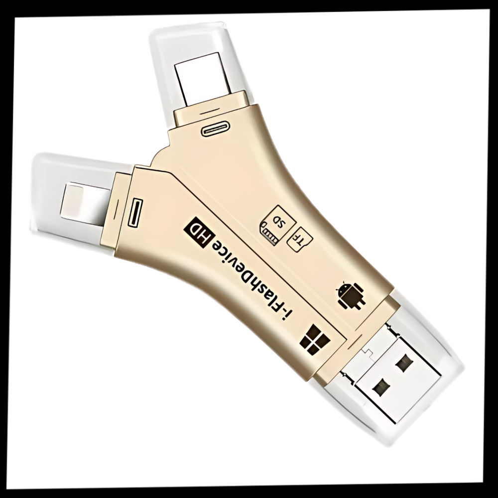 4-i-1 USB til telefoner
- Ozerty