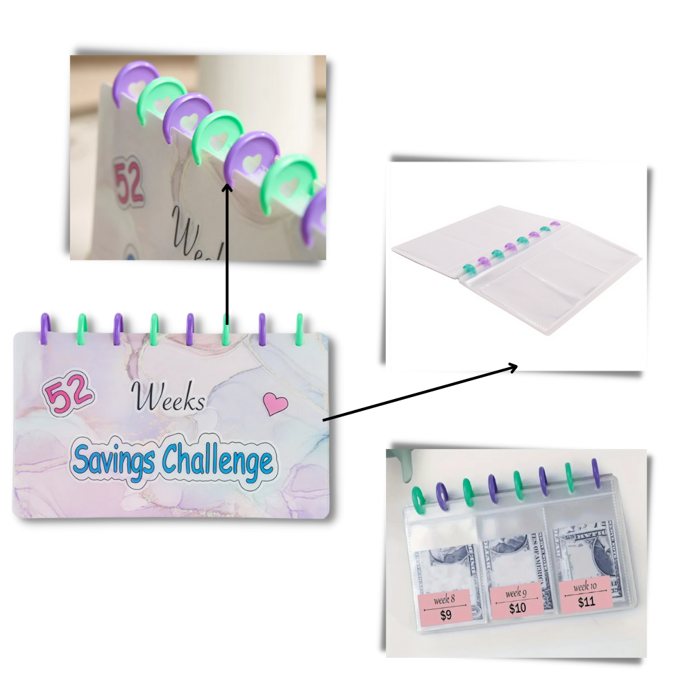 52-ugers komplet opsparingsmappe
- Ozerty