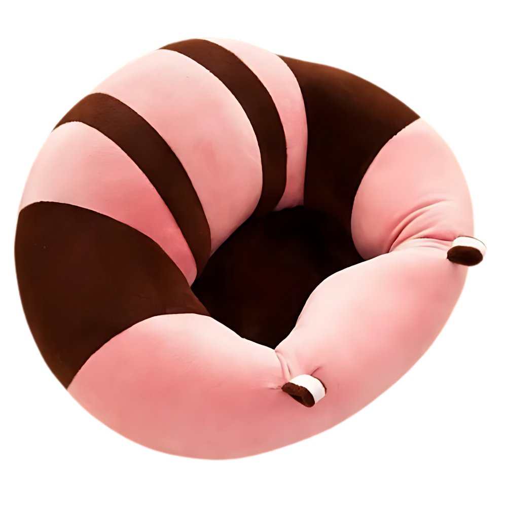 Justerbar hygiejnisk babysiddepude
-Pink Brune striber - Ozerty