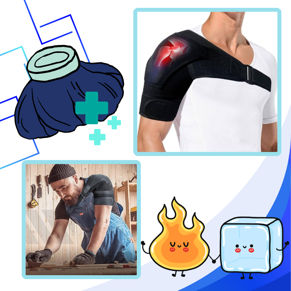 Justerbar bandage til skulderstøtte - Ozerty