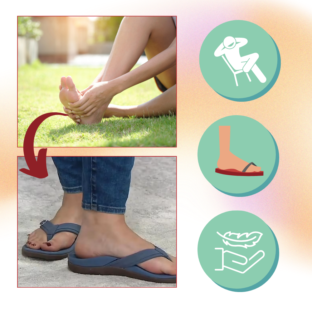 Ortopædiske sandaler med justerbare remme - Ozerty