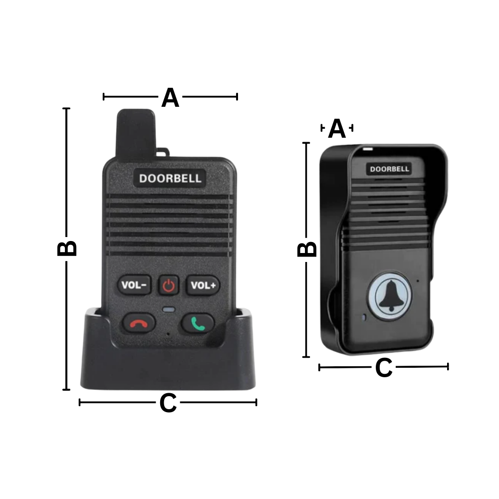 Samtaleanlæg-dørklokke med avanceret kommunikation
- Ozerty