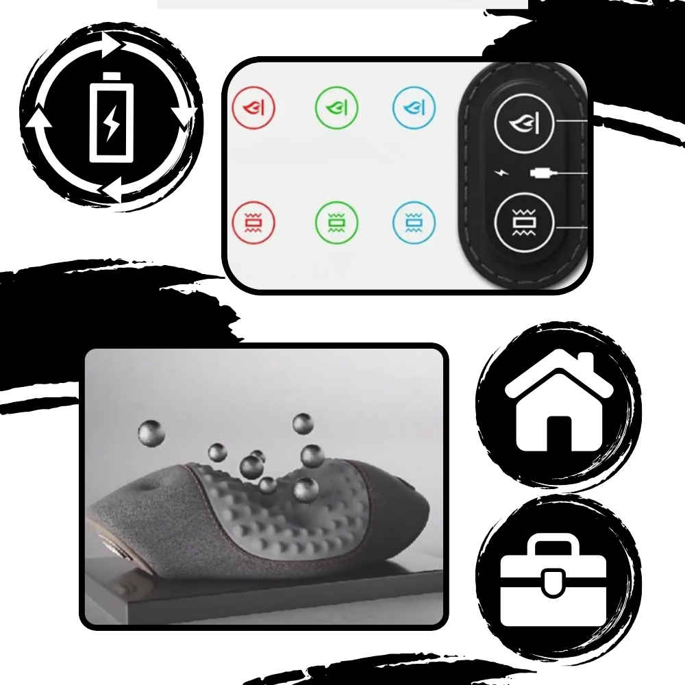 Avanceret pude med varmeterapi til nakkesmerter
- Ozerty