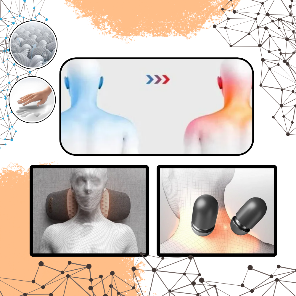 Avanceret pude med varmeterapi til nakkesmerter
- Ozerty