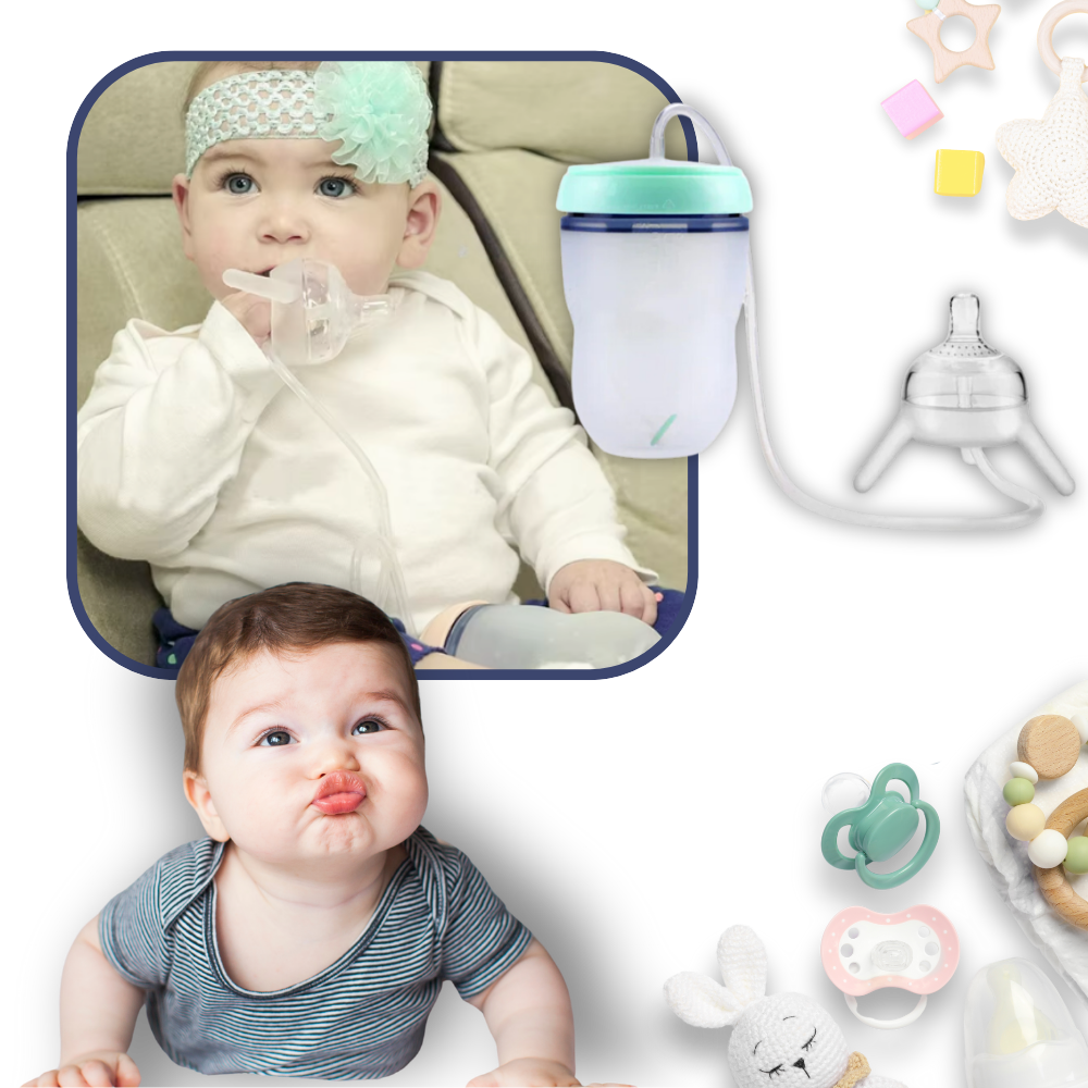 Flaske med anti-kolik-ventil til selvstændig spisning - Ozerty