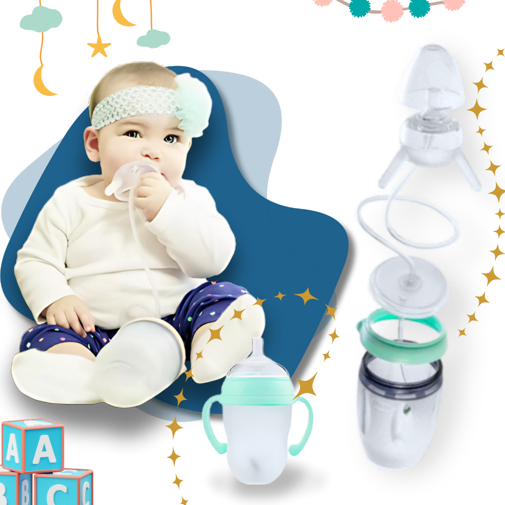 Flaske med anti-kolik-ventil til selvstændig spisning - Ozerty