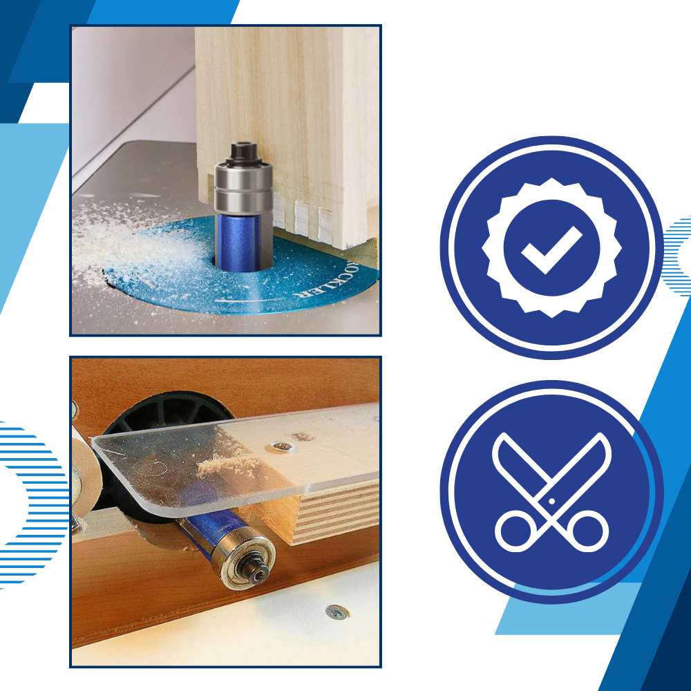 Anti-tilbageslag fræsebor til træ - Ozerty