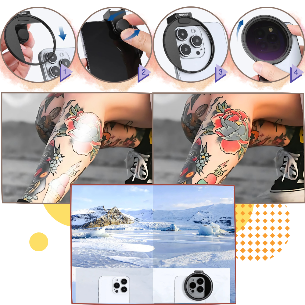 Anti-Leak Kamera-Linse Til Telefon - Ozerty