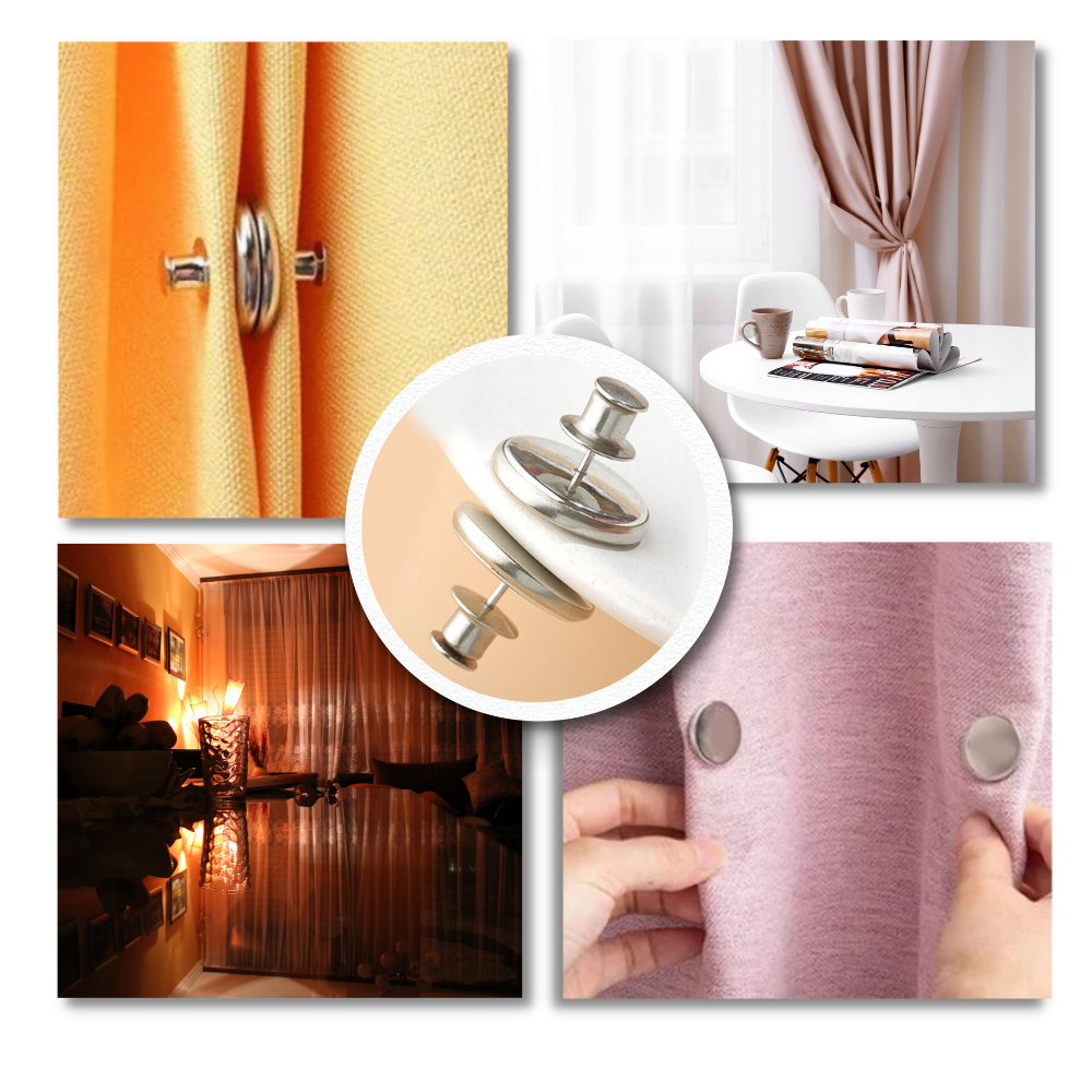 Magnetiske gardinklemmer mod gennemslip
- Ozerty