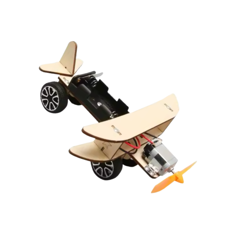 Videnskabeligt Træsamlesæt -Biplan - Ozerty