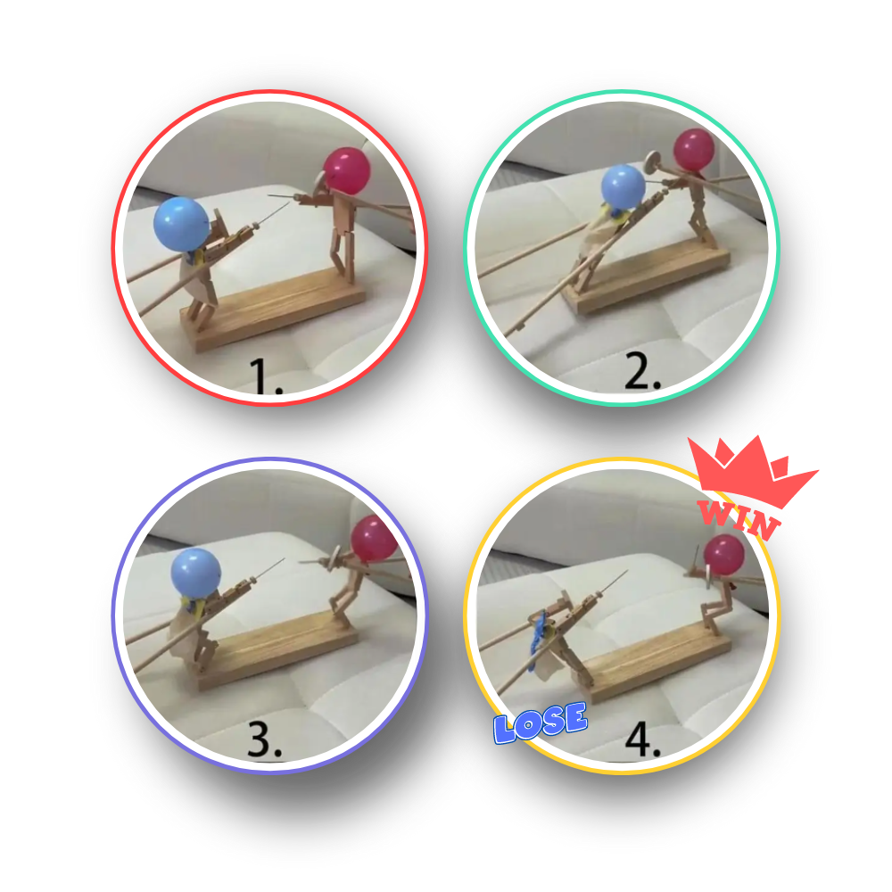 Sjovt Bambus Fægtespil med balloner
- Ozerty