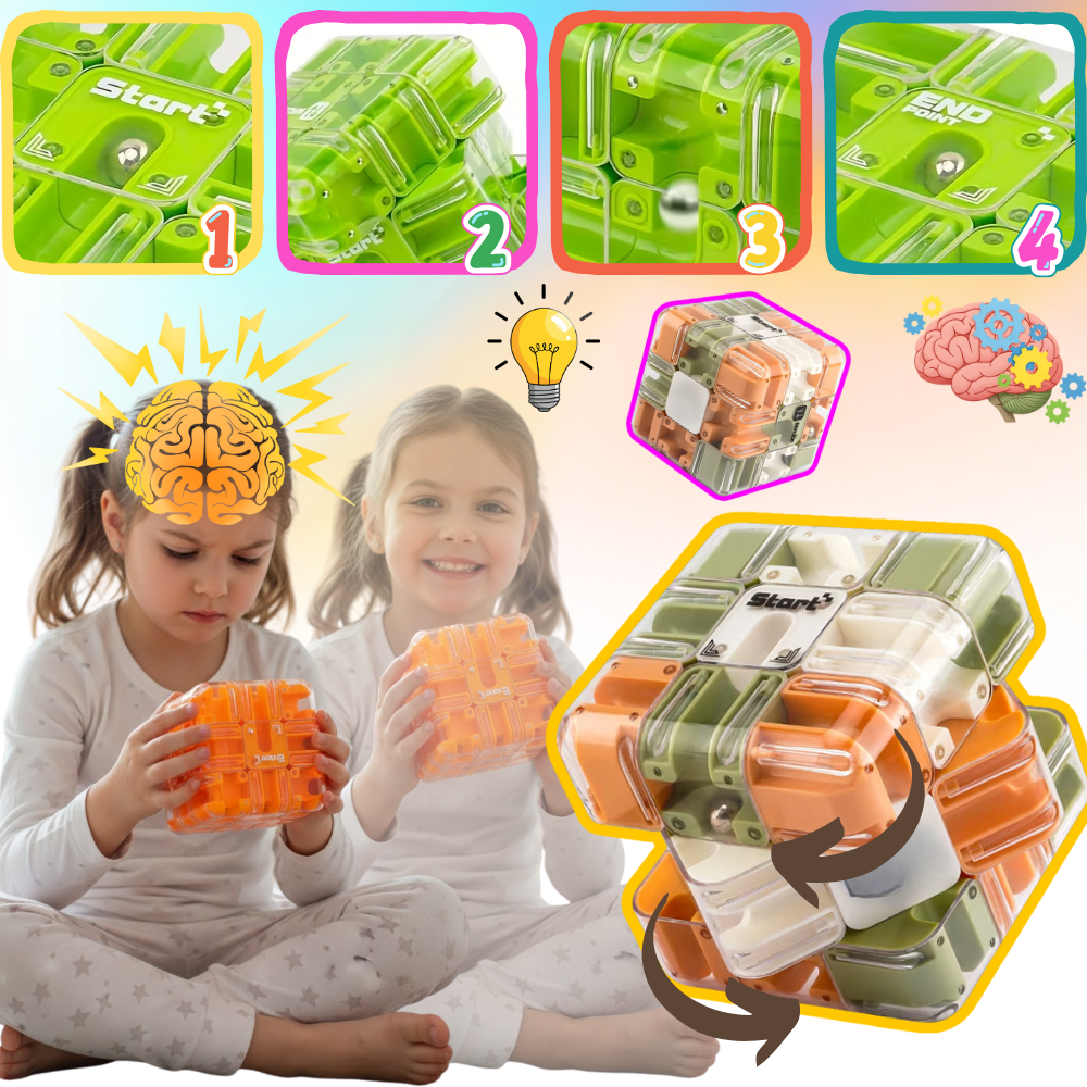 Hjernetræner Maze Cube - Ozerty