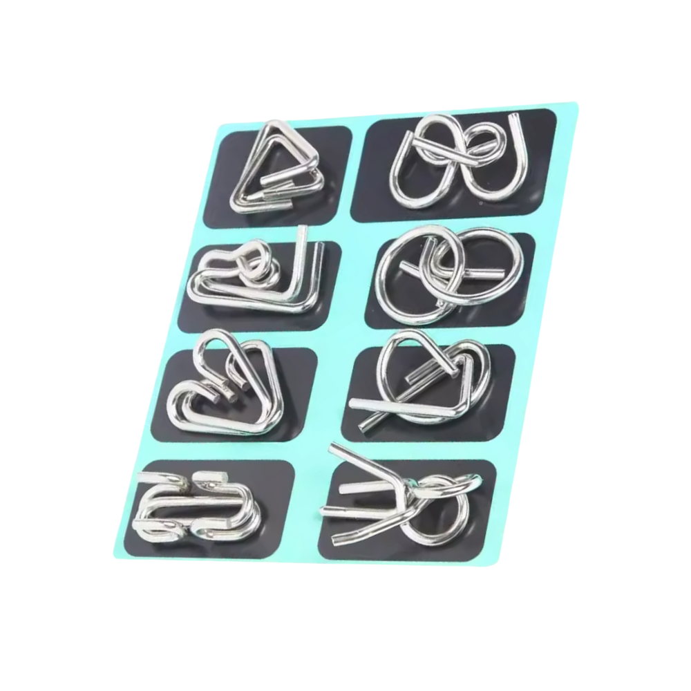 Brain Tease Lock Puzzle -Himmelblå - Ozerty