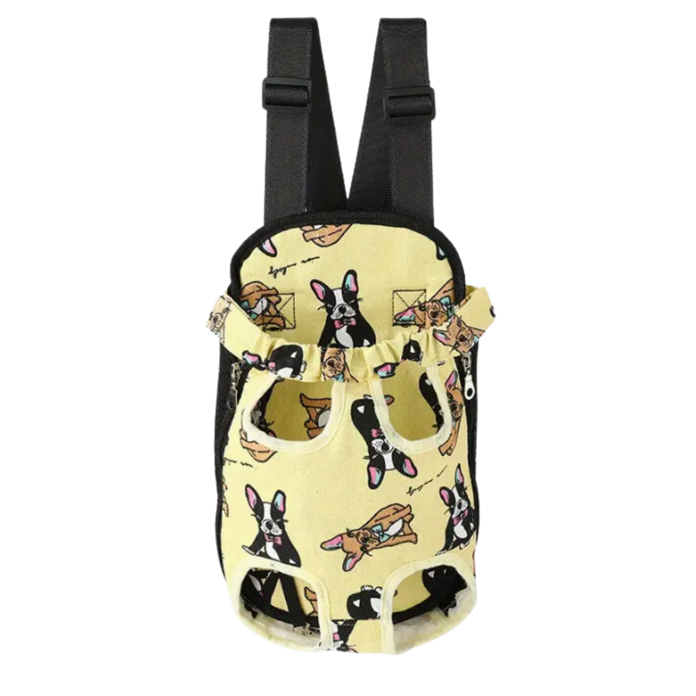 Åndbar bæresele til katte og hunde -Pug mønster - Ozerty