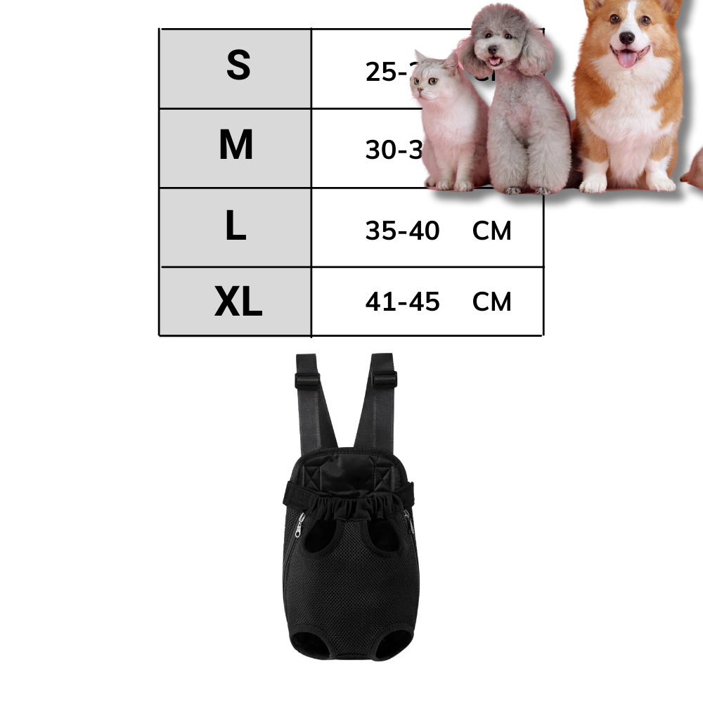 Åndbar bæresele til katte og hunde - Ozerty