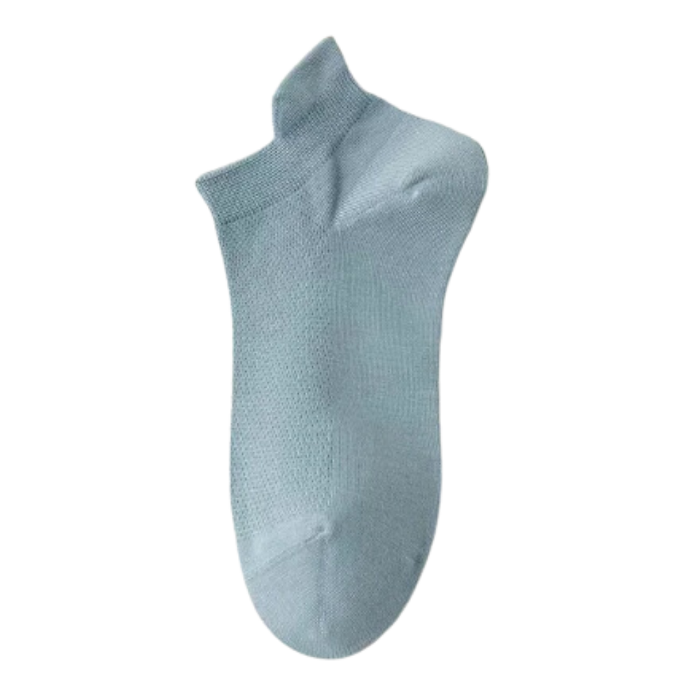 Åndbare bløde ankelstrømper i bomuld
-Lyseblå/EU35-40/UK4-6/US5-7 - Ozerty