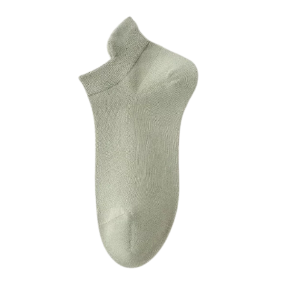 Åndbare bløde ankelstrømper i bomuld
-Lysegrøn/EU35-40/UK4-6/US5-7 - Ozerty