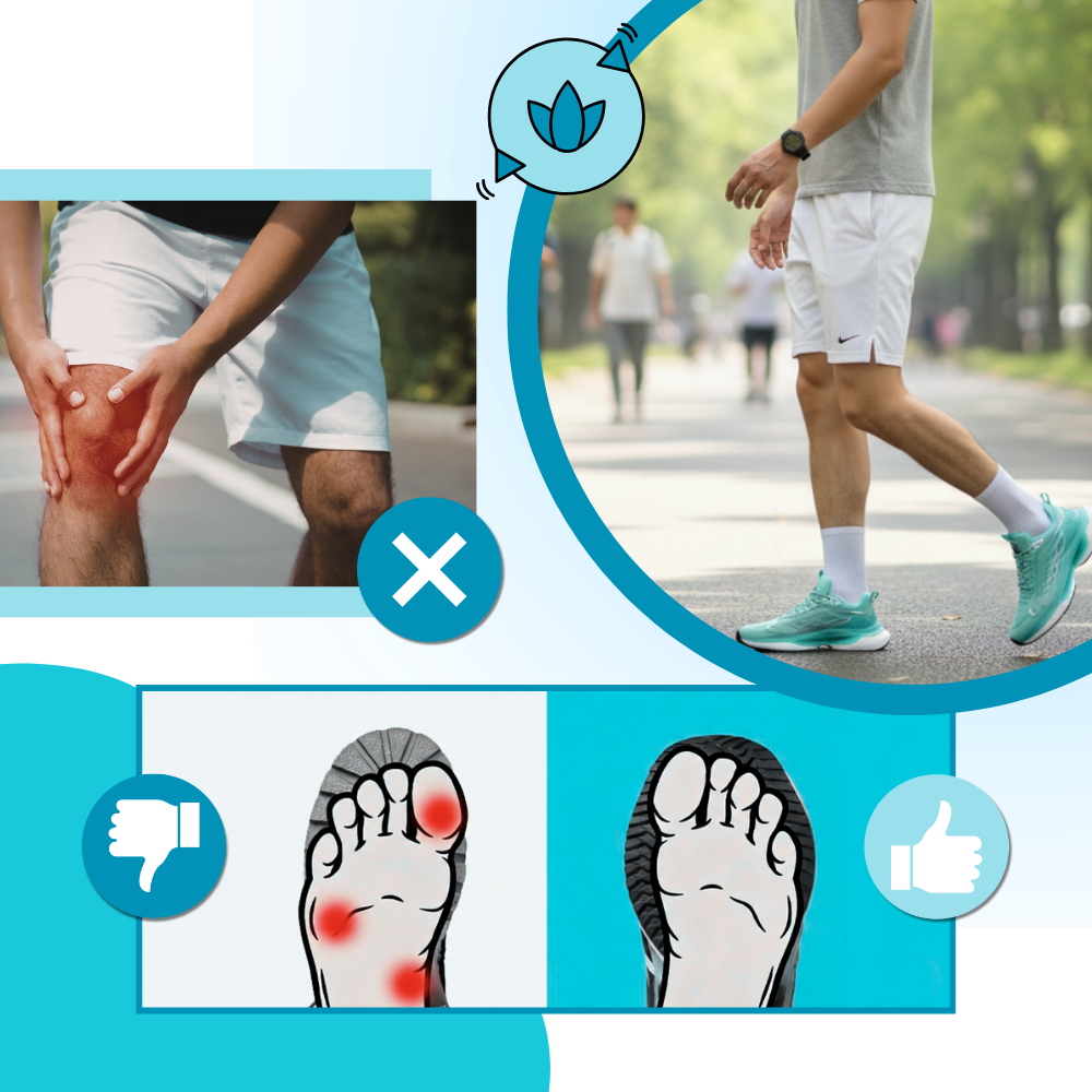 Åndbare løbesko med stødabsorbering - Ozerty