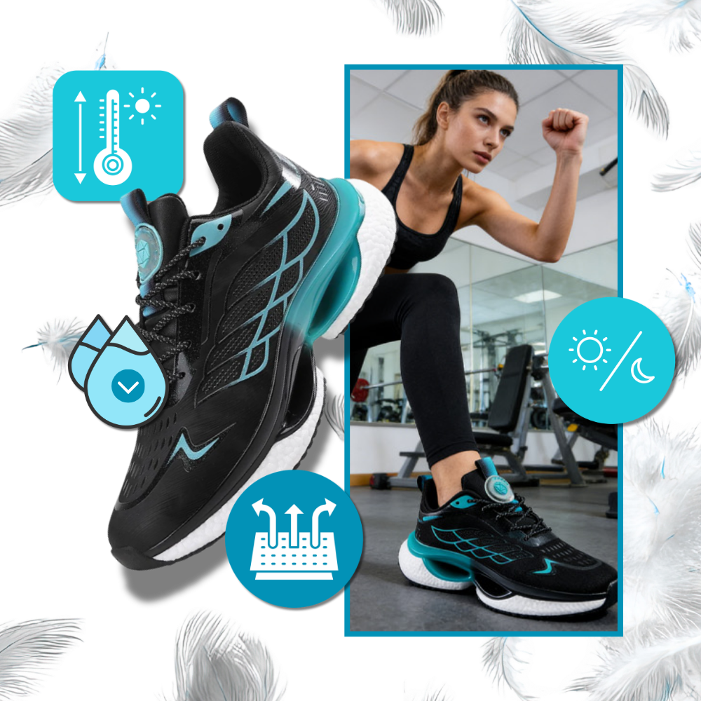 Åndbare løbesko med stødabsorbering - Ozerty