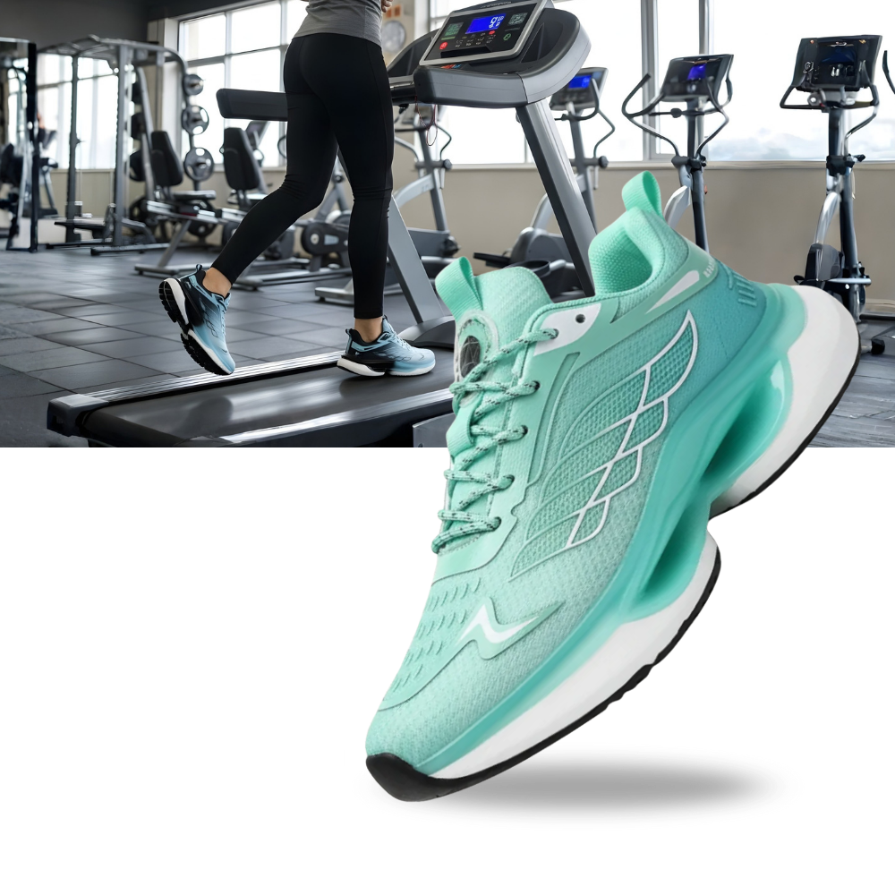 Åndbare løbesko med stødabsorbering - Ozerty