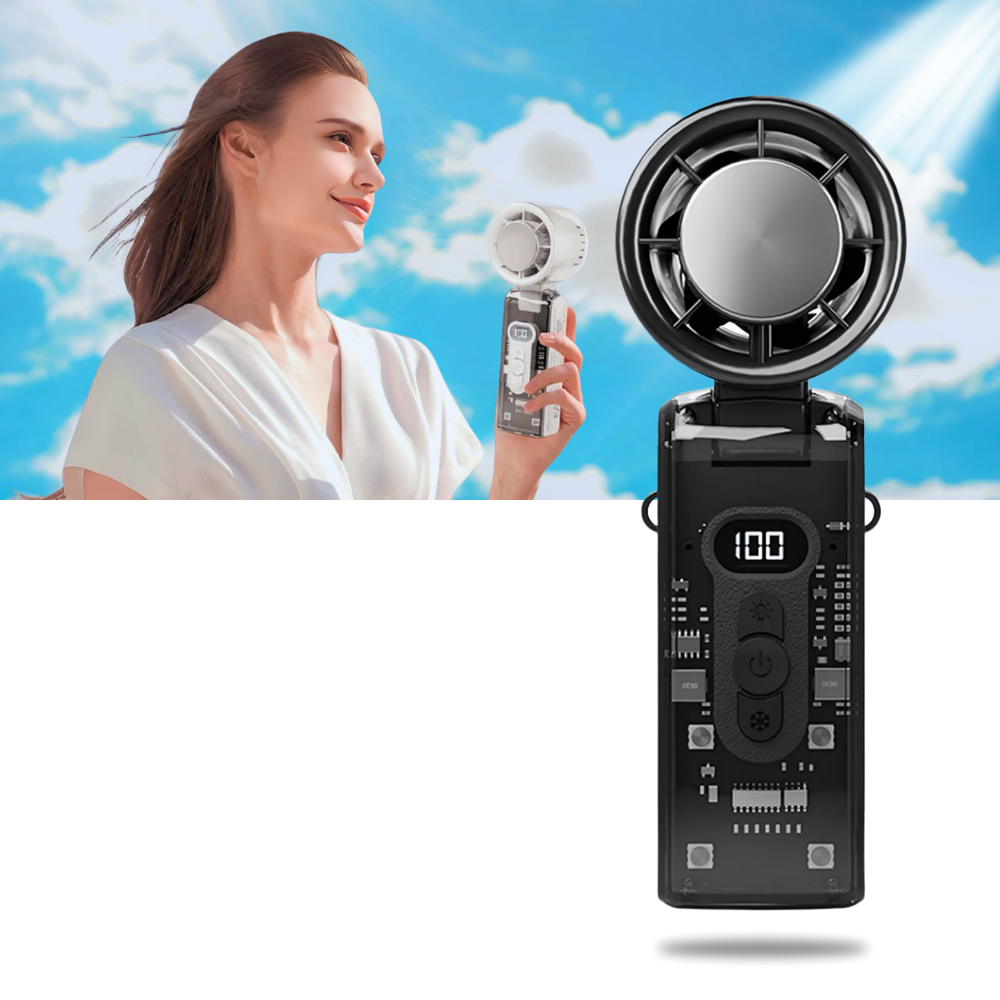 Breeze Mini Turbo Ventilator - Ozerty