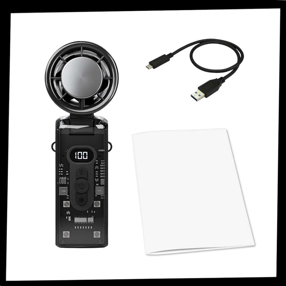 Breeze Mini Turbo Ventilator - Ozerty