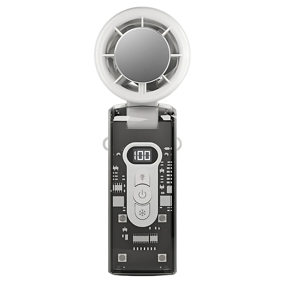 Breeze Mini Turbo Ventilator -Hvid - Ozerty