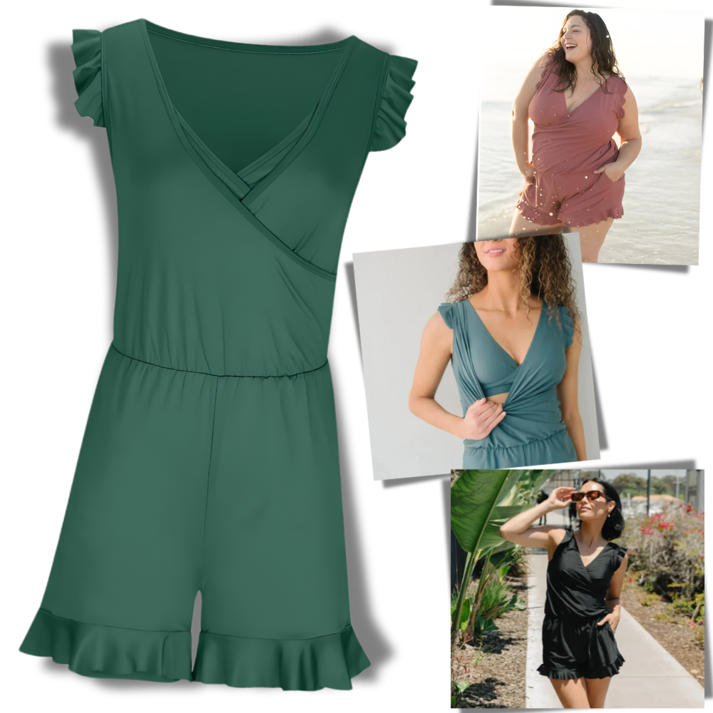 Badedragt med indsyet bh - Ozerty