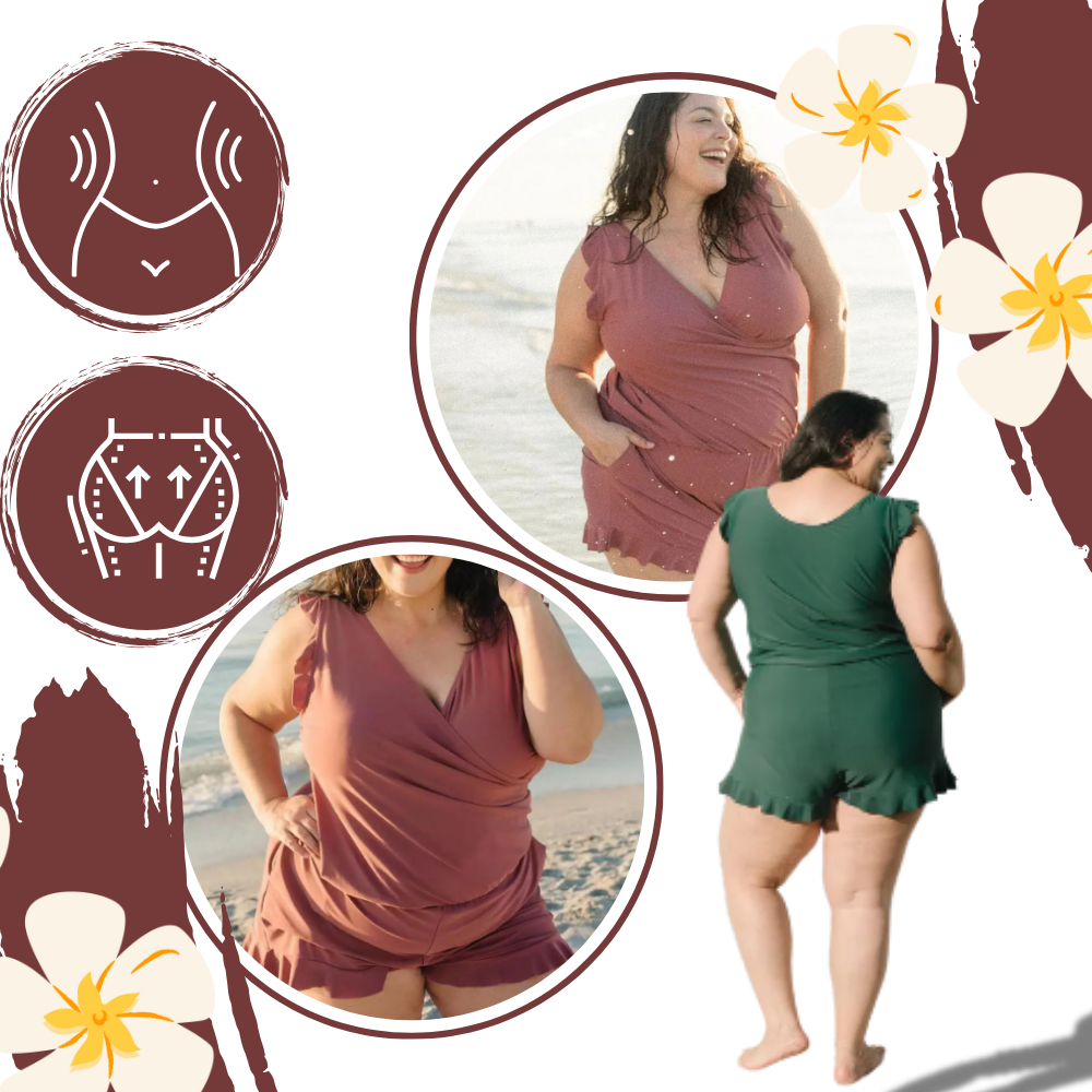 Badedragt med indsyet bh - Ozerty