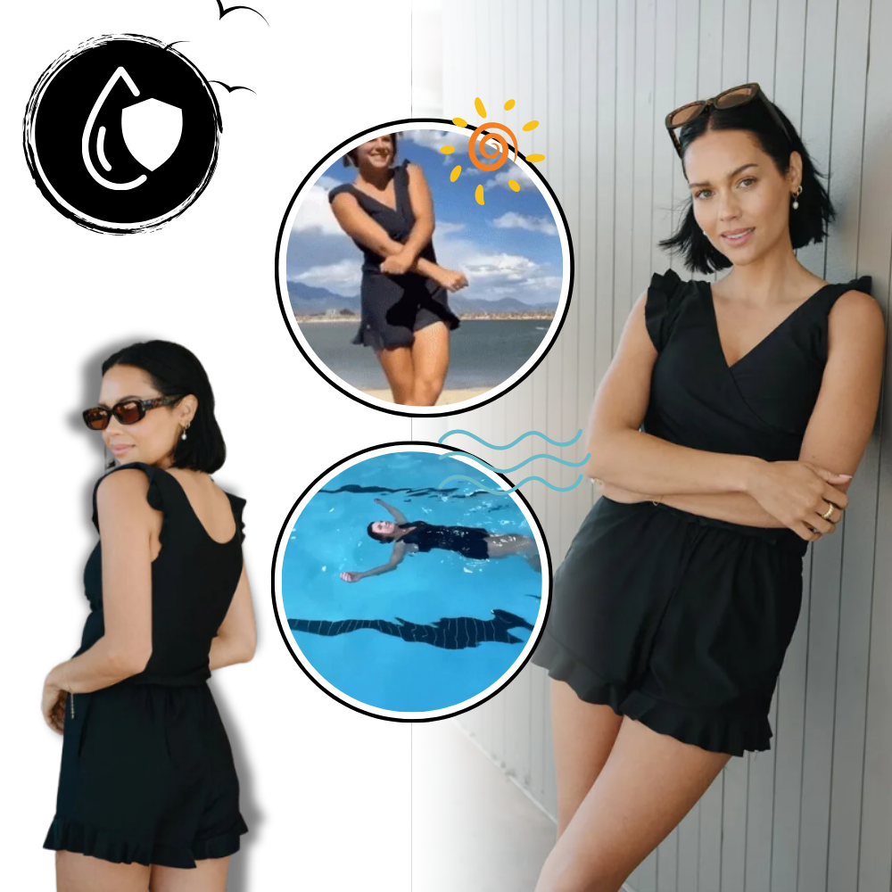 Badedragt med indsyet bh - Ozerty