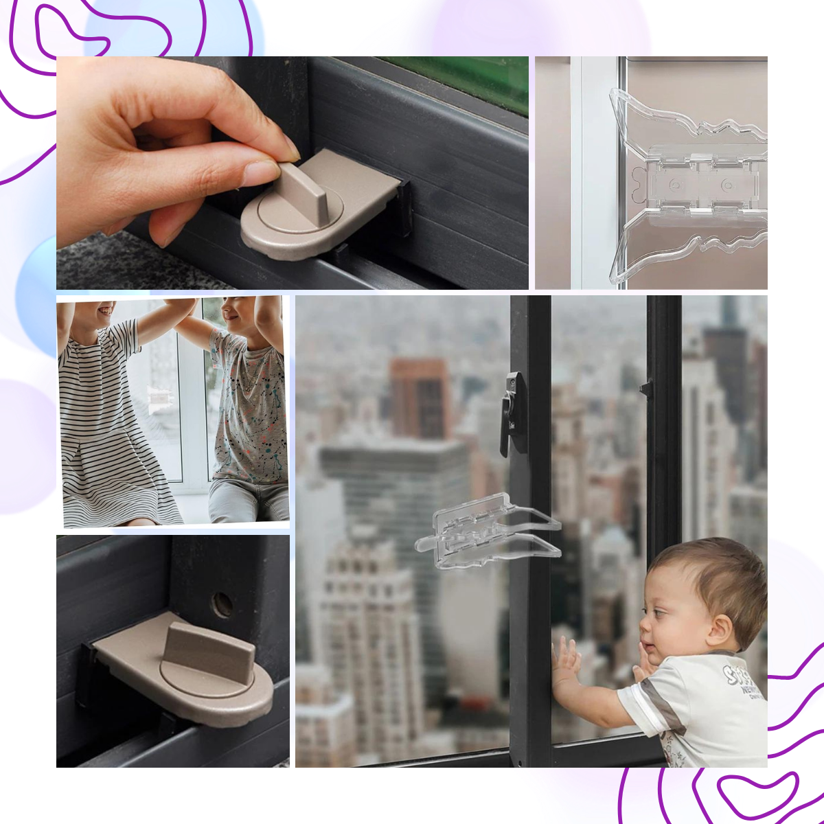 Indbrudssikker skydedørslås
- Ozerty