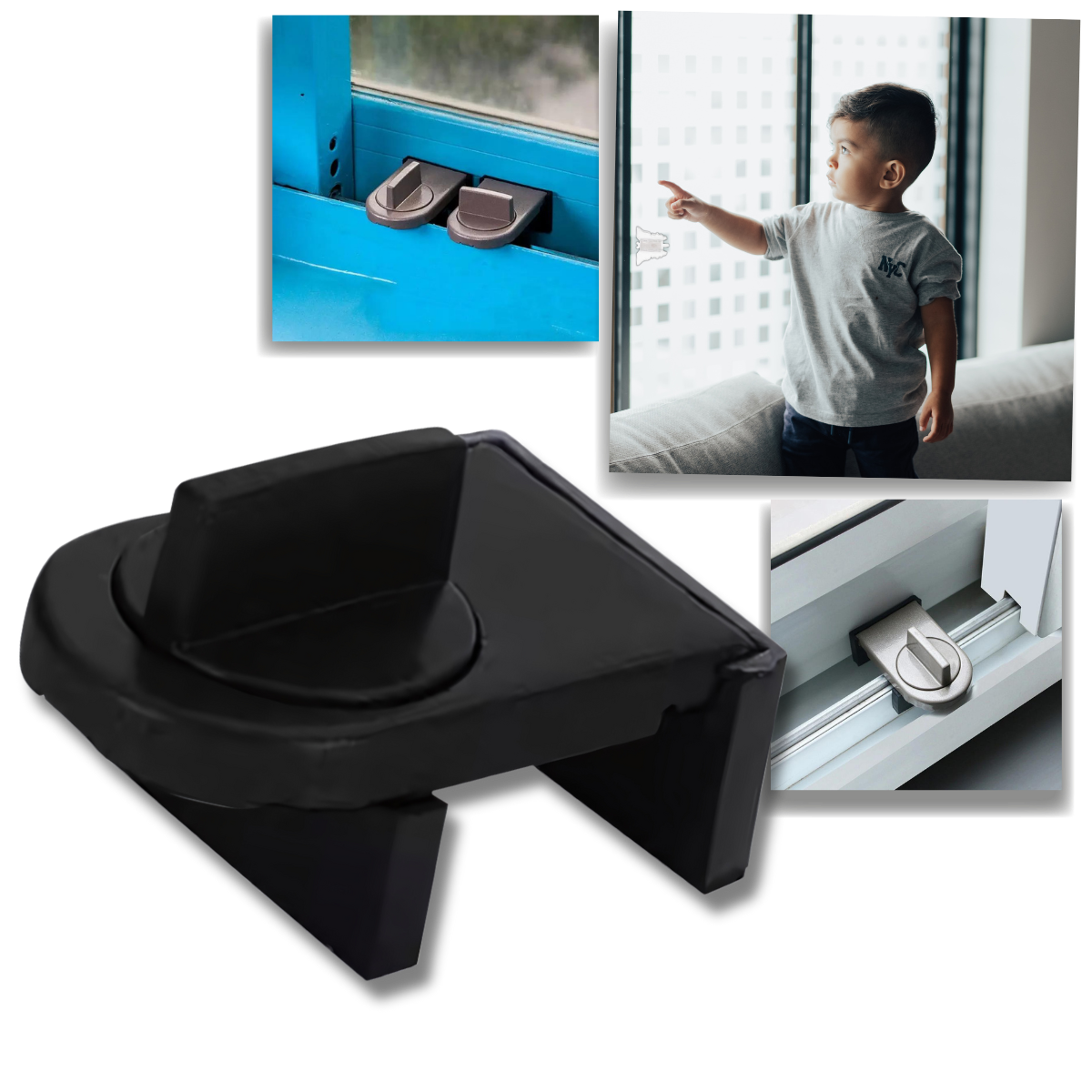 Indbrudssikker skydedørslås
- Ozerty