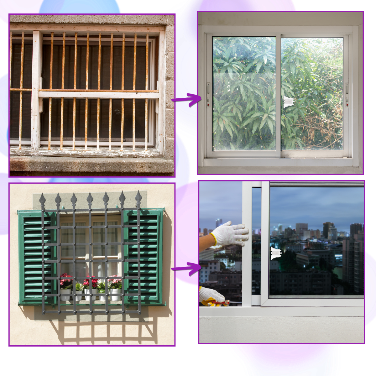 Indbrudssikker skydedørslås
- Ozerty