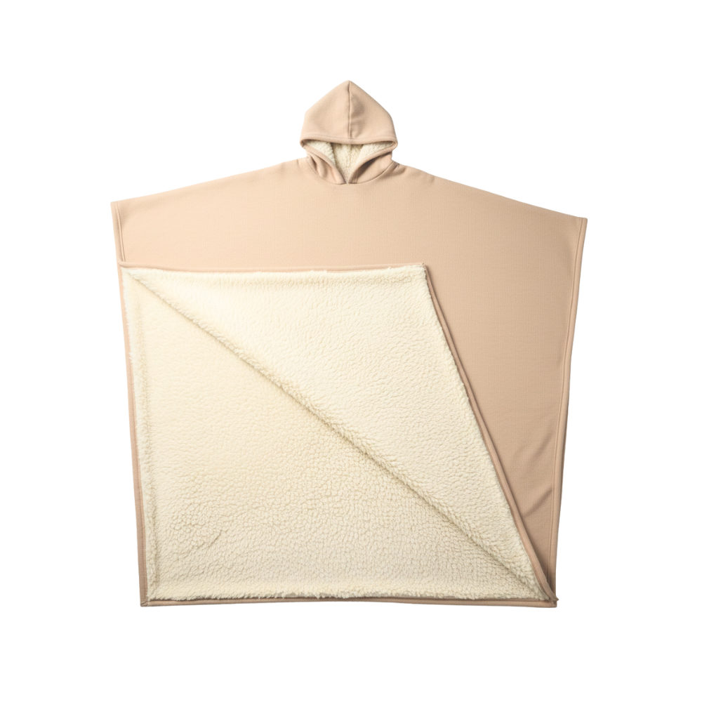 Beroligende Vægtet Kappe-hoodie -Beige - Ozerty