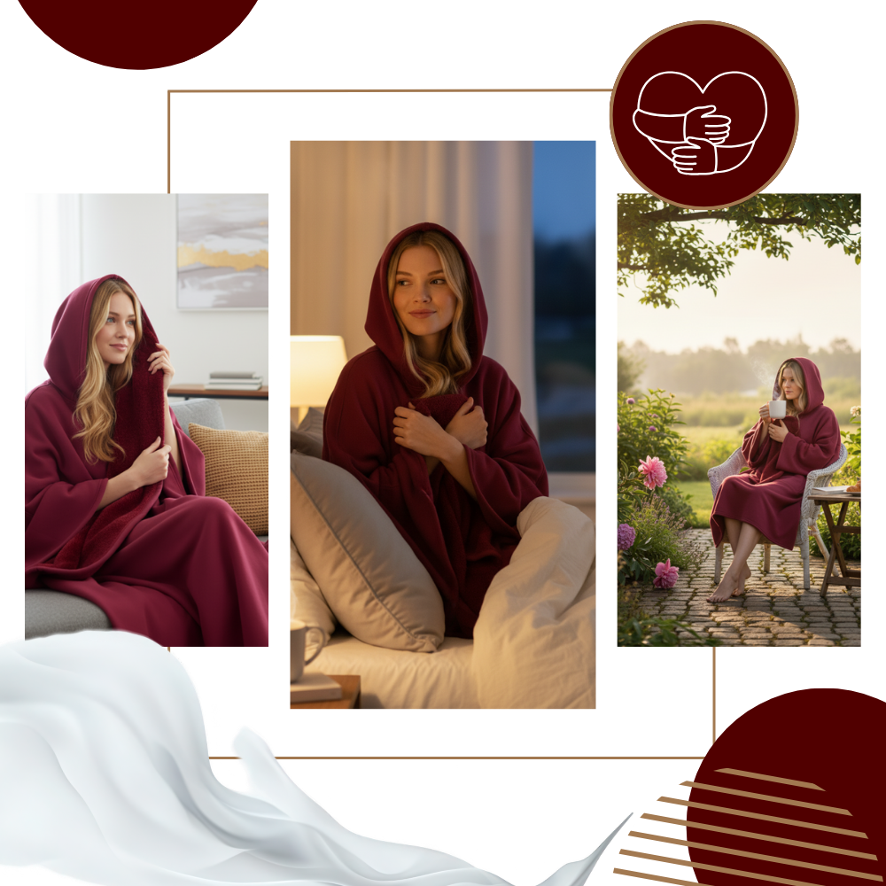 Beroligende Vægtet Kappe-hoodie - Ozerty