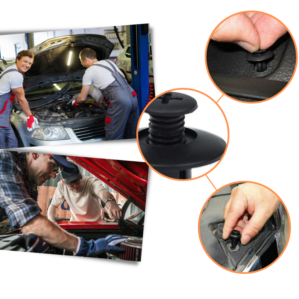 Clipsæt til bildørpaneler
- Ozerty