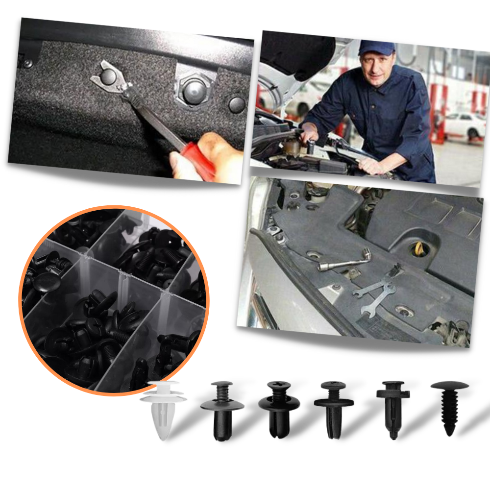 Clipsæt til bildørpaneler
- Ozerty