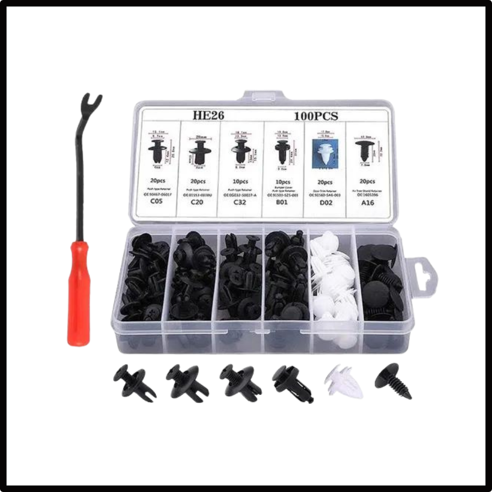 Clipsæt til bildørpaneler
- Ozerty